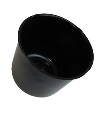 Tire - Center Cap - 4.90 CB - Stainless - Painted Black - w/Black Insert - American Chrome