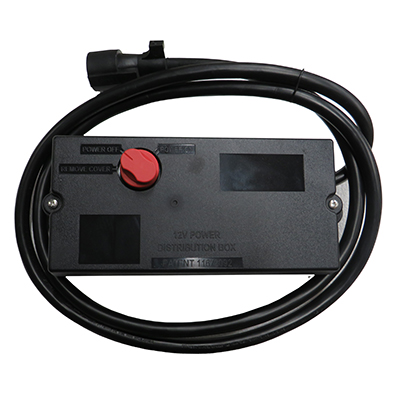 Box - 12V - Power Distribution - TT - w/8' 7-Way Cord - 5 Breakers (30S/30S/50/30/30) & 150 Amp Battery Disconnect