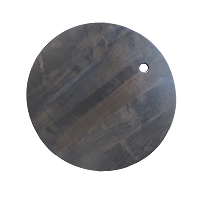 Cover - Kitchen Sink - 18" Round - Maple - Charcoal Gray
