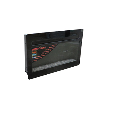 Fireplace - 26" - Electric - Flush Mount - w/Remote Control - w/Crystal Ember Bed - Elfire RV26D80F-C1 - Replaces KRV# 674539