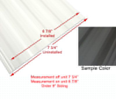 Siding - 024 - 9" x  _________ Order Per Lineal Foot - 1MDM SL - Coachmen Gray - CR - CC - CS Only