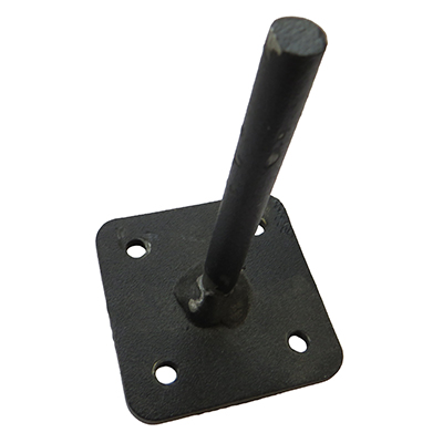 Door - Pivot - Latch Striker - 2" x 2" x 2 7/8" - Textured Black