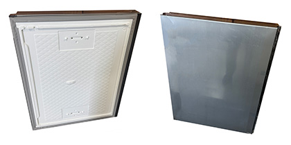 Refrigerator - Door Assembly - Freezer - Stainless Steel - For FCR18DCAFA-SV - 208010006628