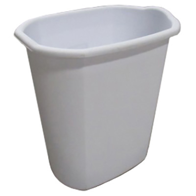 Wastebasket - 5.5 Gal - 14 1/2" x 9 3/4" x 15 1/4" - Sterilite - White - 10478006 - Replaces Krv# 536548