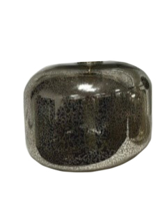 Light - Pendant - Globe Only - 12V - 22" - LED - Matte Black & Gold - Silver Mercury Glass Globe - 8/Bx