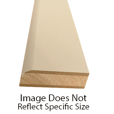 Stile - Radius - 18mm x 1 1/2" x 96" - Carb 2 - LC - w/MDF Face - Morris Room Gray - R1