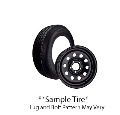 Tire - Oracle - ST225/75R15 LRE - 15 x 6 - 6-5.5 - SSWL - Black Modular Steel Wheel