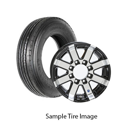 Tire - Sailun - ST235/80R16 LRG - 16" x 6" - 8-6.5 - Series 07 - Black Aluminum Wheel