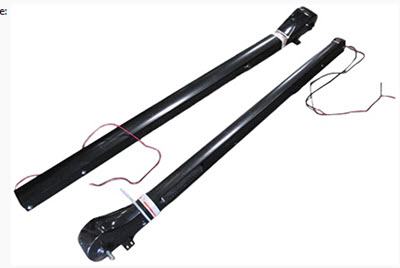 Awning - Hardware - 2000 XBK - Bottom Wire - STDMTR - INFINBK - 7HDWLEDWH - w/Serenity Lights