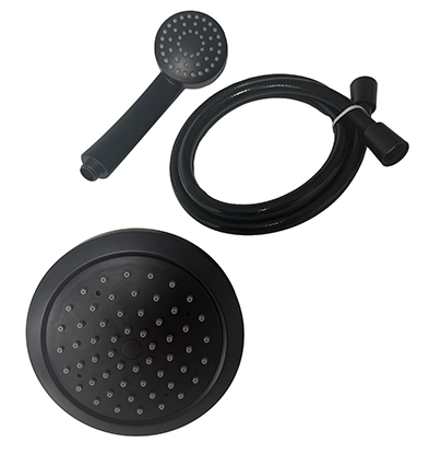 Shower - Wand - Head & Hose - For Shower Column - Matte Black