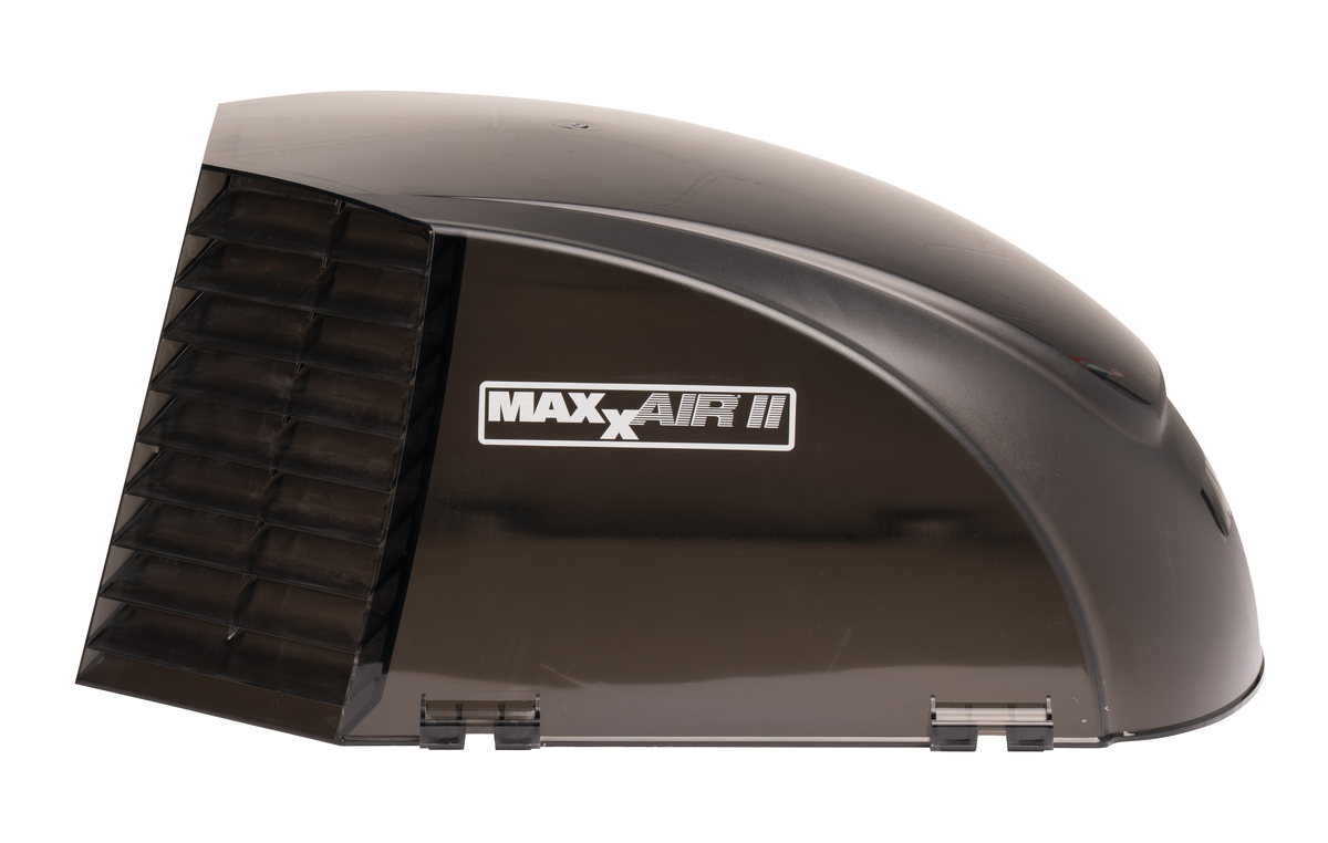 Maxxair II Vent Cover- Smoke, New Design, Includes EZ Clip Hairpins (replaces 1-64649)