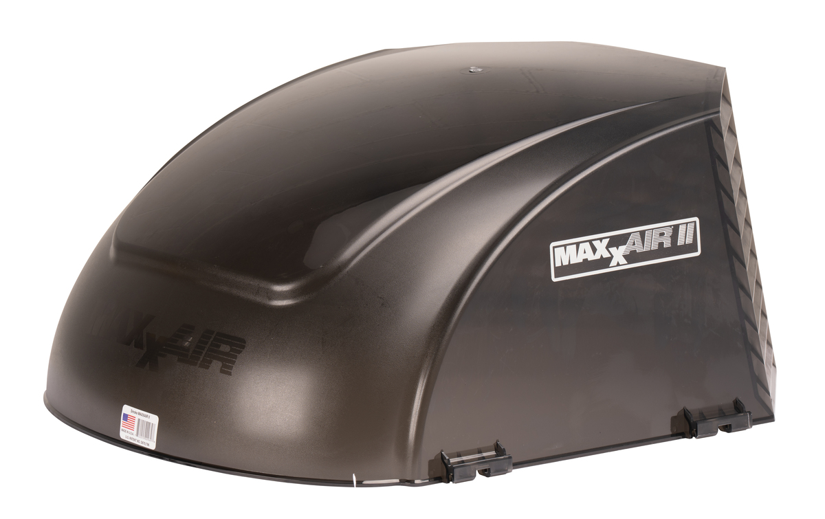 Maxxair II Vent Cover- Smoke, New Design, Includes EZ Clip Hairpins (replaces 1-64649)