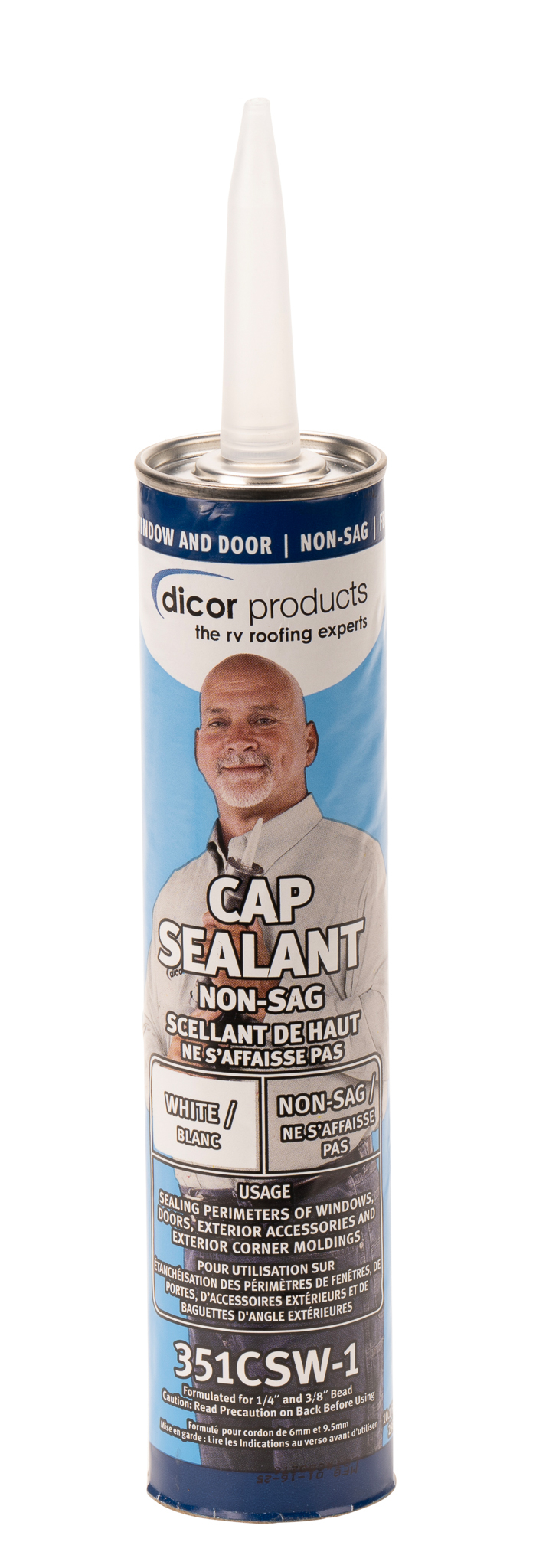 WHITE CAP SEALANT TUBE