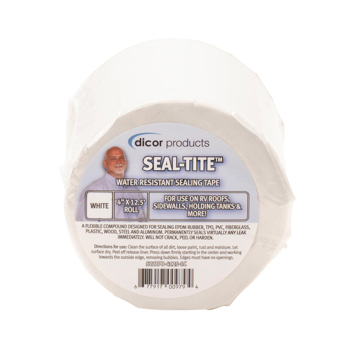 SEAL-TITE TAPE 4"X12.5' WHITE