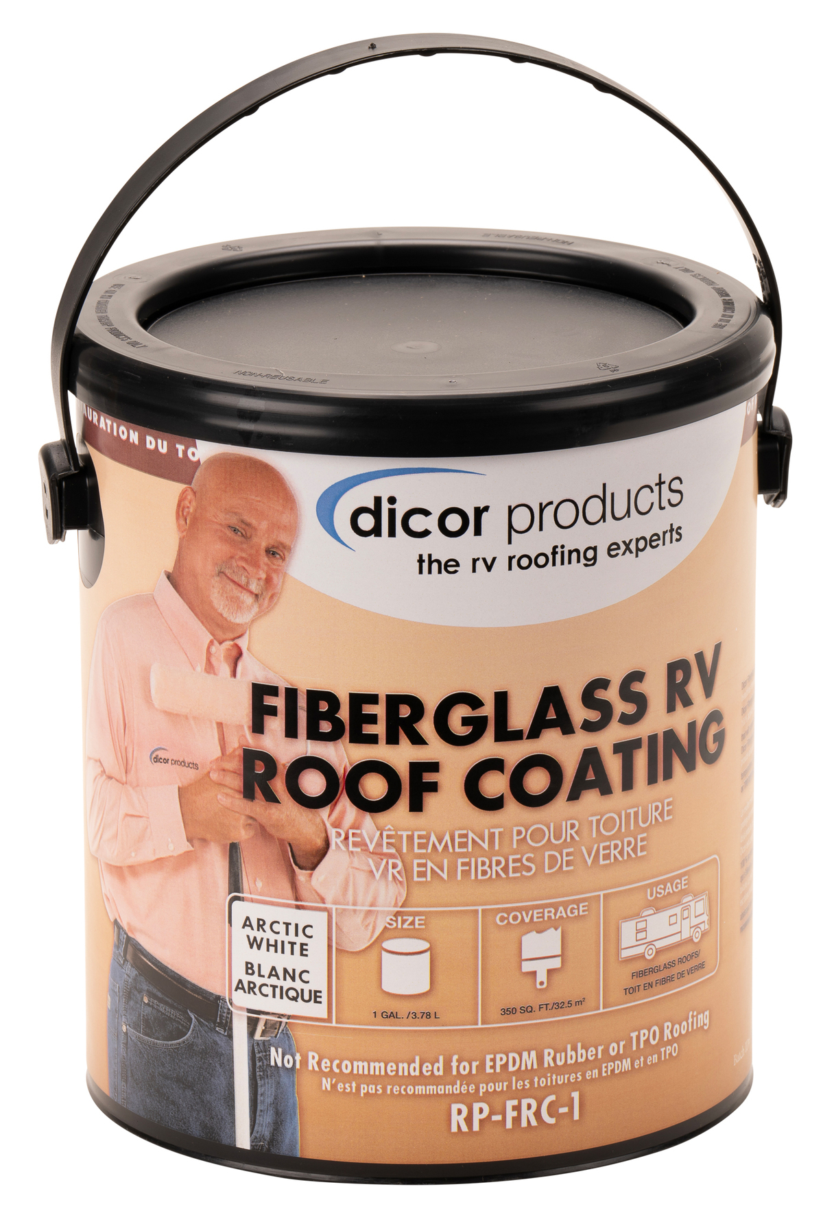 Fiberglas RV Roof Coating 1gal
